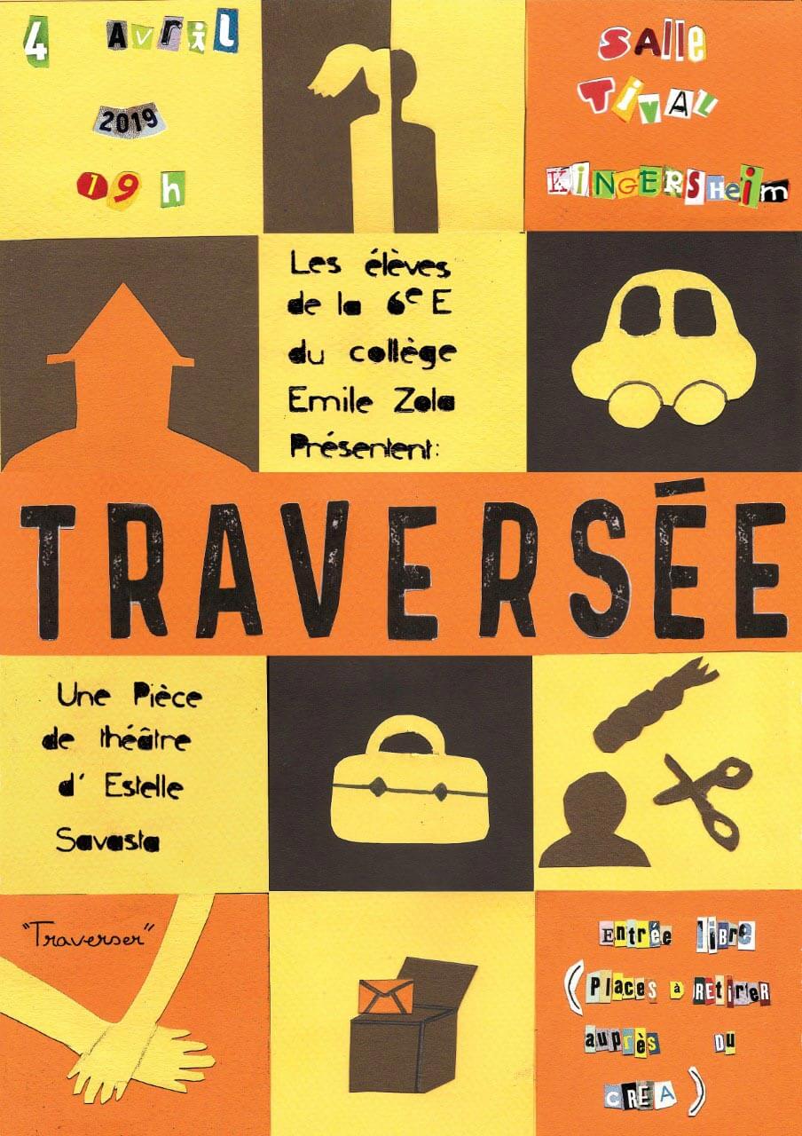 Affiche projet Traversée par la compagnie 12:21