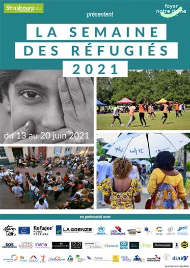 Semaine des Réfugiés Strasbourg Affiche 2021