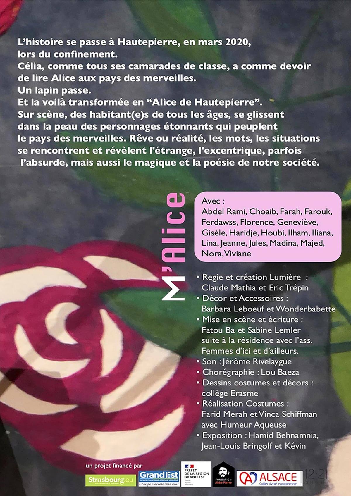 Flyer M'Alice Compagnie 1221