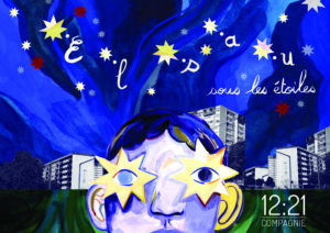 projet-elsau-sous-les-etoiles-compagnie1221-art-memoire-renouvellement-urbain Elsau sous les étoiles est un projet de la Compagnie 12:21 mené sur 2 ans dans le cadre de la démarche "Art, mémoire et renouvellement urbain" de la Ville et Eurométropole de Strasbourg. Nous voulons créer avec les habitants, leur histoires, leurs rêves et leurs espoirs, à travers des formes artistiques variées, théâtre, illustration, vidéo, podcast, musique...
